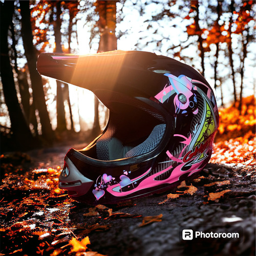 Casco De Moto Enduro De Mujer,niña