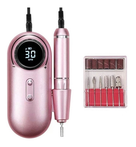 Pulidor Torno 2 En 1 Uñas Profesional Inalámbrico