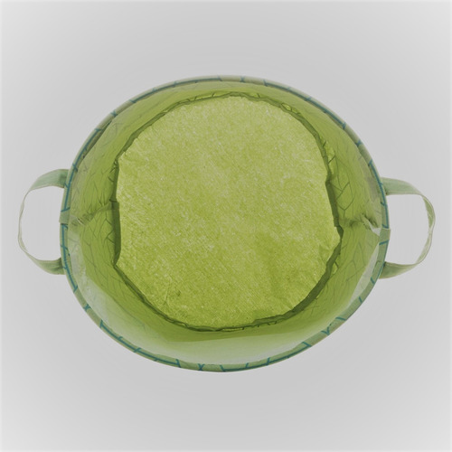 Imagem 5 de 6 de Cesto Organizador De Roupa Suja Dobrável Verde 45x35cm