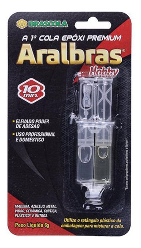 Aralbras Hobby Seringa Blister 10 Min 6g Brascola