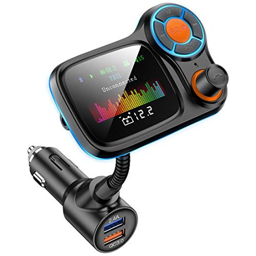 Wireless Car Bluetooth Adapter,radio Fm Transmitters Handsfr