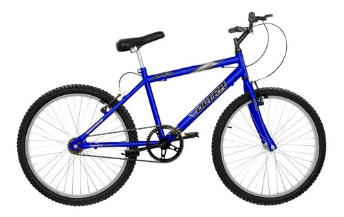 Bicicleta Masculina Aro 24 Ultra Bikes Masculina Sem Marcha Cor Azul