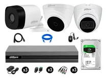 Comprar Cámaras Seguridad Kit 3 Dahua Full Hd 1tb 1 Cámara Con Audio