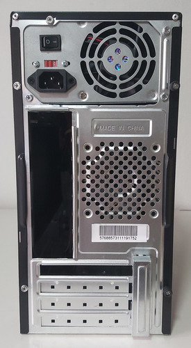 Gabinete C/ Fonte 200w 1 Baia Mymax Escritório Pequeno 2 Usb