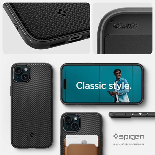 Spigen Mag Armor Magfit Diseñada Para El iPhone 15 Plus Case