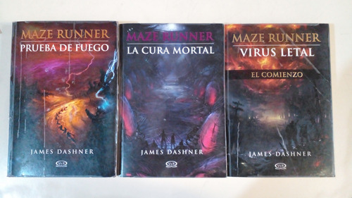 3 Libros Maze Runner - James Dashner