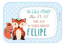 Comprar Candy Bar Mini Kit Imprimible Animalitos Nórdicos Mod.2