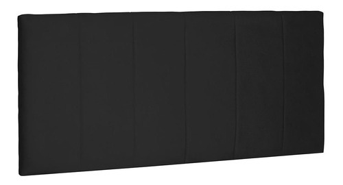 Cabeceira Painel Para Cama Box Solteiro 90 Ravenna Suede Cor Preto