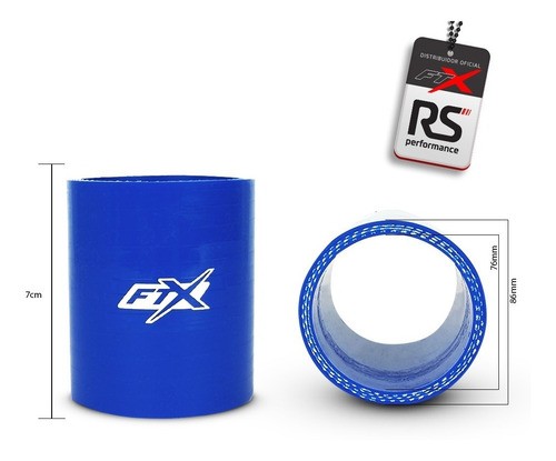 Mangote Silicone Reto 3 Azul Ftx Ftx8974 Blue
