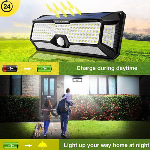 Luces Solares Para Exteriores Con Sensor De Movimiento