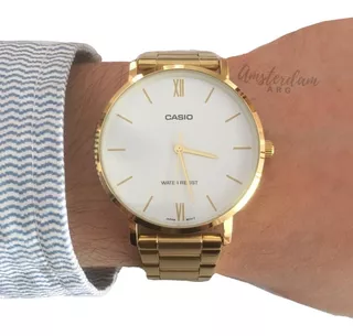 Reloj Casio Unisex Mod Mtp-vt01g Dorado ...amsterdamarg...