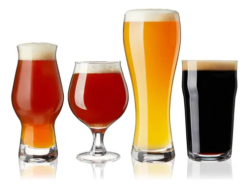 Kit De Cata De Cerveza Artesanal True - 4 Vasos Apto