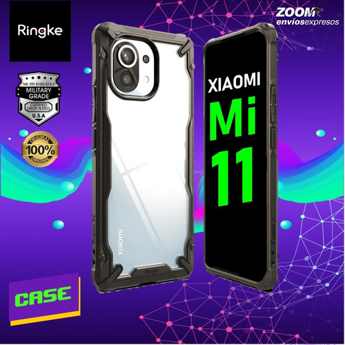 Forro Original Ringke Fusion X Para Xiaomi Xiaomi Mi 11