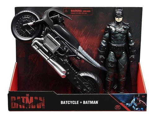 Batman: Batimoto + Figura De Acción Batman De 12 Pulgadas