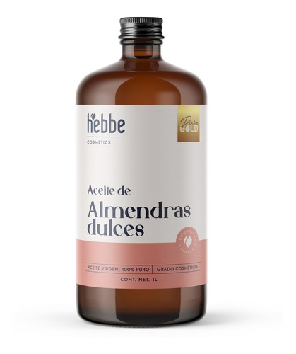 Imagen 1 de 9 de Aceite De Almendras Dulces, Uso Cosmético, 1 Litro