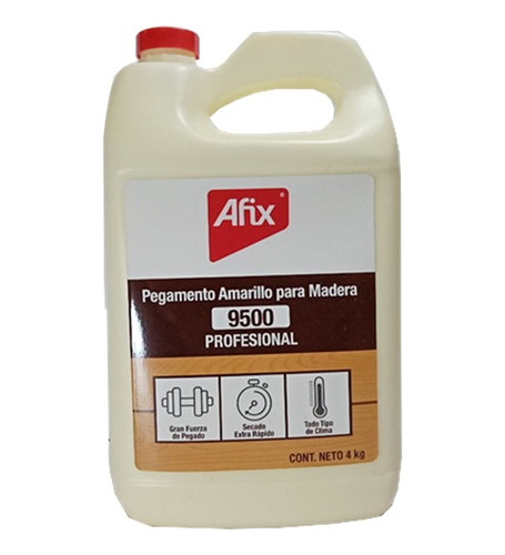 Pegamento Amarillo Para Madera 9500 Garrafon 4 Lt