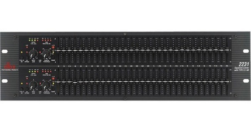 Equalizador Dbx 2231v Stéreo 31 Bandas 2 Canais (110v)
