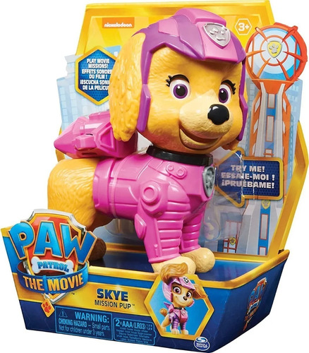 Skye Interactiva Paw Patrol La Película Mission Pup Sonidos