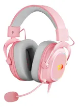 Comprar Auriculares gamer Redragon Gamer Zeus X H510-RGB rosa con luz LED