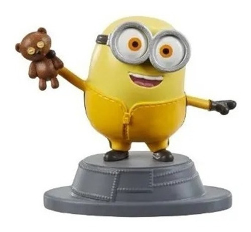 Imagem 3 de 10 de Coleção Com 4 Mini Figuras Dos Minions Filme A Origem De Gru