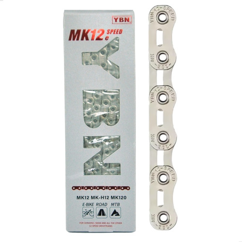Corrente Ybn 12v T-type Flattop 126 Links Serve Shimano