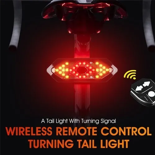 Luz De Bicicleta Trasero Con Señalizador West Biking