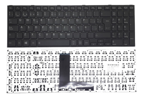 Teclado Negro Para Toshiba C55-b C55d-b C55dt-b C55t-b C50-b