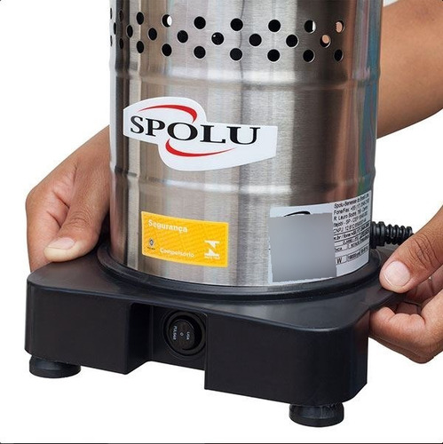 Espremedor De Frutas Ind 400w 127/220v Motor 1/3 Cv Spolu Cor Preto/cinza Frequência 50 A 60 Hz