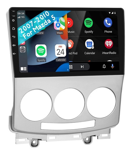 Autoestéreo Android 11 De 9in Carplay Para Mazda 5 2007-2010