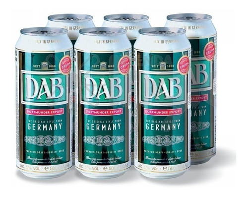 Cerveza Dab Lata 500 Ml Importada De Alemania