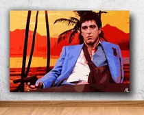 Comprar Cuadro Decorativo En Canvas Scarface Tony Montana Arte - 46