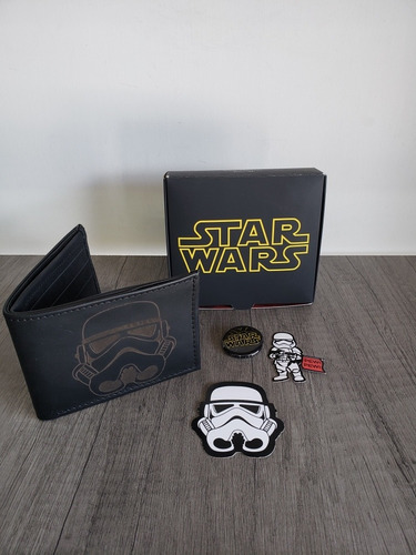 Billetera Personajes Star Wars Stormtrooper 100%piel Cartera