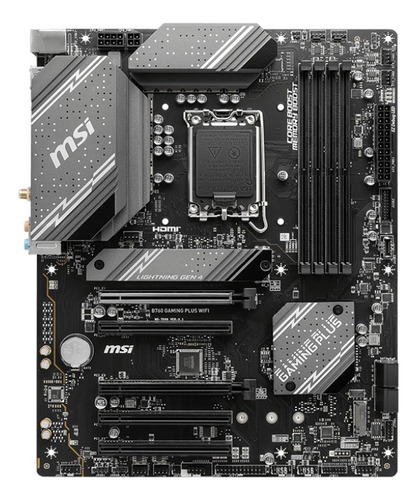 Tarjeta Madre Msi B760 Gaming Plus Wifi Lga1700 Ddr5 Atx
