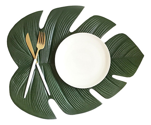 D Mantel De Mesa Con Hojas De Plantas, Decoración For