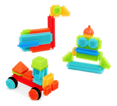 Juego De Bloques Battat Bristle Blocks De 113 piezas