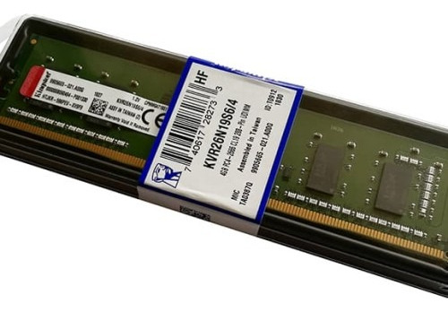 Memoria Ram Kingston Kvr26n19s6/4 4 Gigas 