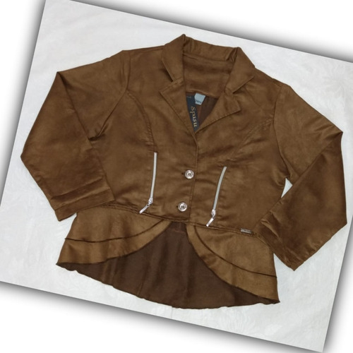 Jaqueta Em Suede Feminina Marca Spasu
