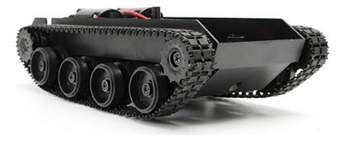 Kit De Chassi De Carro Yl Smart Robot Rubber Track Tank