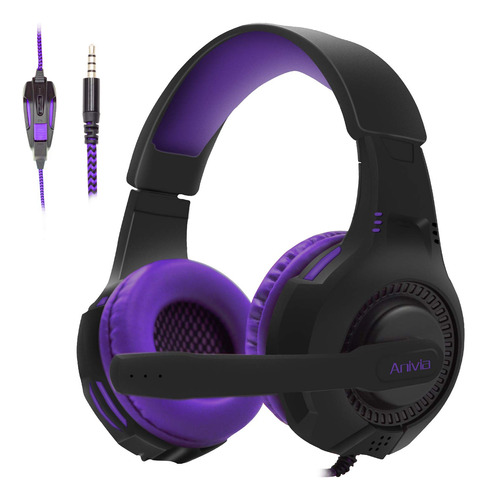 Anivia Auriculares Con Micrfono De Sonido Envolvente Con Can