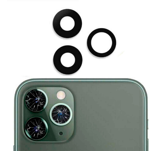 Vidrio Camara Lente Izq. Para iPhone 11/11 Pro/11 Pro Max