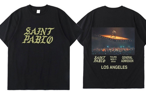 Playera Kanye West Saint Pablo Tour Siéntete Como Pablo Tra