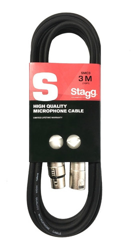 Imagen 1 de 6 de Cable Canon Canon 3 Mts Stagg Smc3