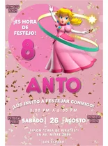 Comprar Princesa Peach Kit Cumpleaños Imprimible Editable Candy Bar