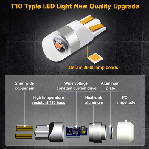 Puntas De Guardabarros Delantero Trasero Con Luces Led Compa