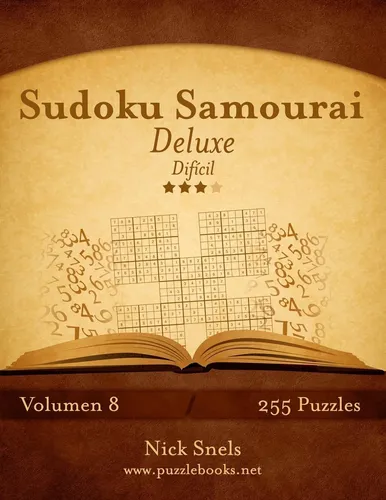 Libro: Sudoku Samurai Deluxe - Difícil - Volumen 8 - 255 Puz
