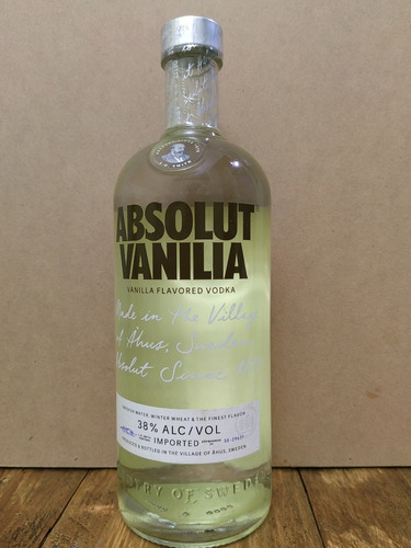 Vodka Absolut Vainilla Litro 100% Original