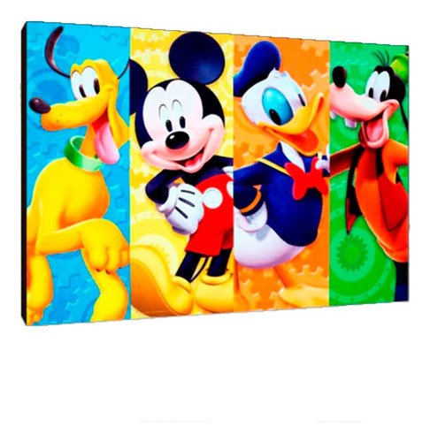 Cuadros Poster Disney Mickey Donald Pluto S 15x20 Fmy (162)