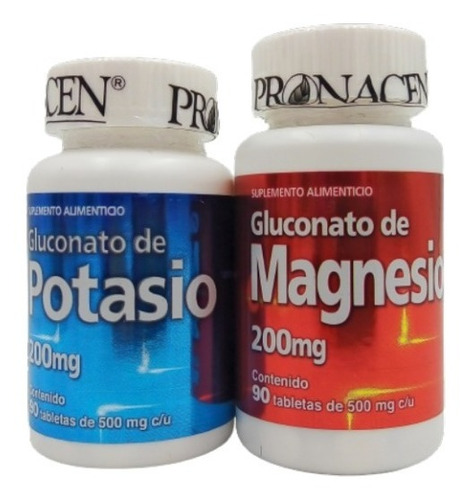 Duo Gluconato De Potasio Y De Magnesio 90 Tabletas Pronacen