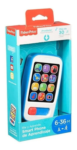 Fisher Price Smartphone De Aprendizaje Rie Y Aprende Celeste