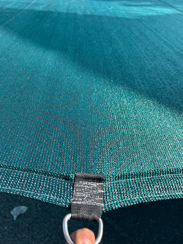 Malla Sombra 5x7 Reforzada Lista Para Colocar Raschel 90% Verde